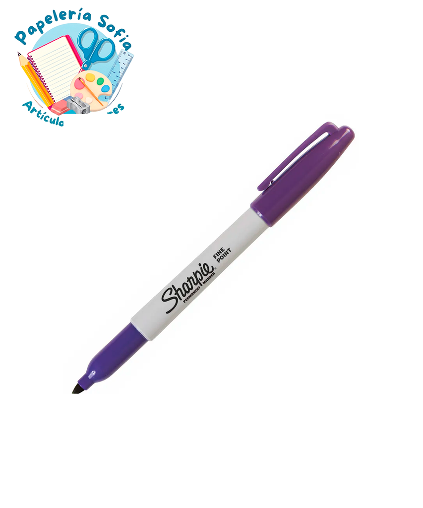 Sharpie doble punta fino/ultrafino Morado