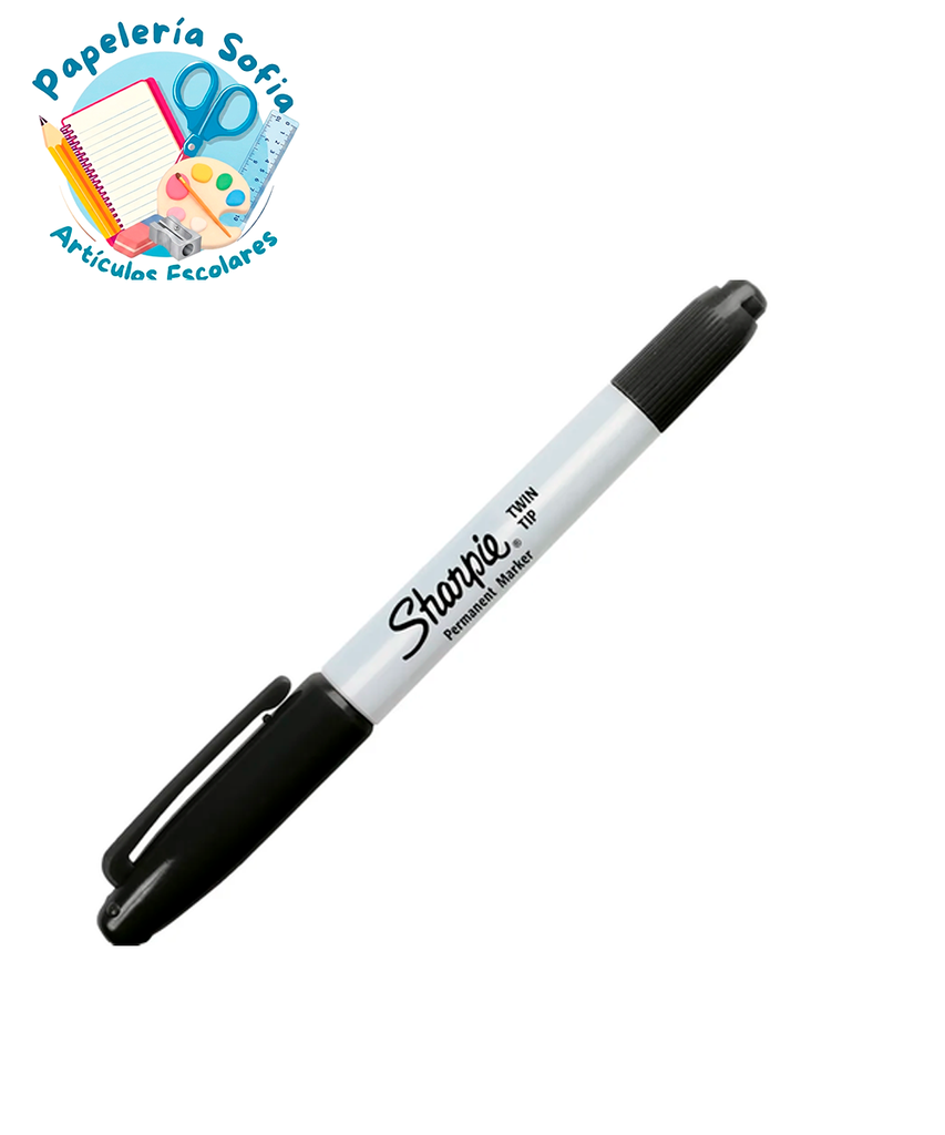 Sharpie doble punta fino/ultrafino Negro